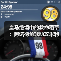 皇马绝境中的救命稻草:阿诺德角球助攻米利唐扳平比分(图3) 皇马绝境中的救命稻草:阿诺德角球助攻米利唐扳平比分(图3)