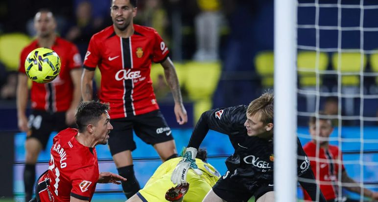 西甲战报：马略卡客场1-2负比利亚雷亚尔 奥卢瓦塞伊绝杀+贝里斯特伦神扑难救主