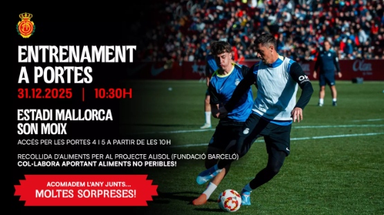 马洛卡松莫伊克斯体育场公开训练