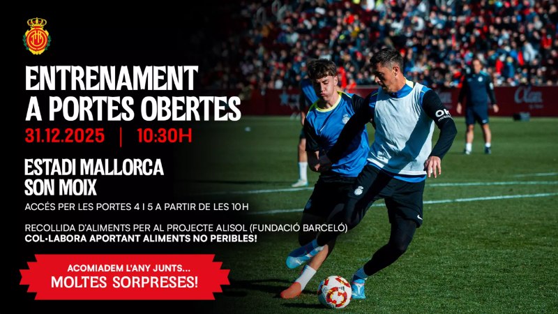 马略卡松莫伊克斯体育场公开训练